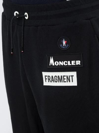 Shop Moncler Genius 7 Moncler Fragment Hiroshi Fujiwara Jogger Pants In Black