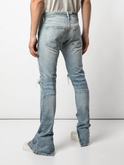 Shop Fear Of God Tie Waist Jeans Grey