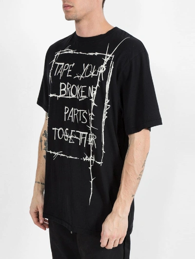 Shop Haider Ackermann Boxy Fit Graphic T-shirt In Black