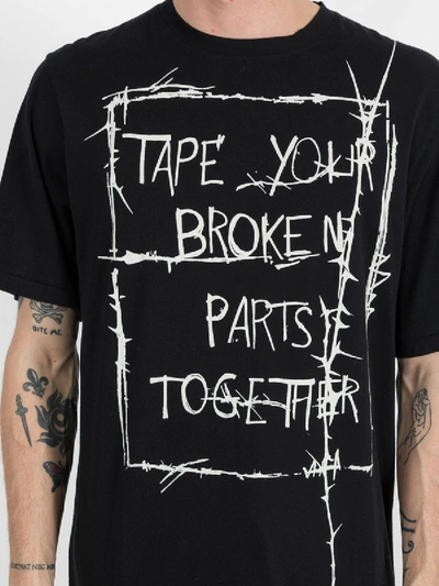Shop Haider Ackermann Boxy Fit Graphic T-shirt In Black