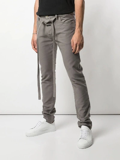 Shop Fear Of God Tie Waist Trousers