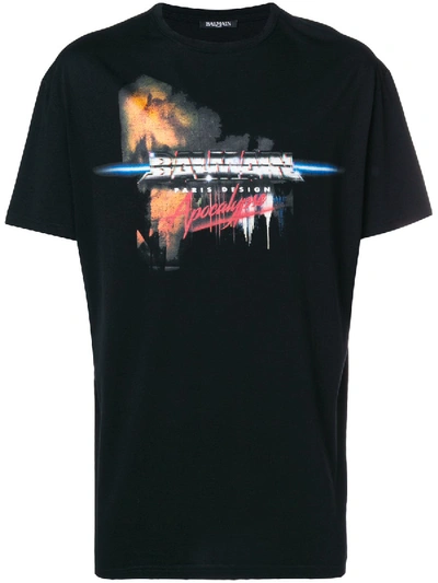 Shop Balmain Apocalypse T-shirt