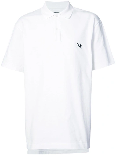 Shop Calvin Klein 205w39nyc Embroidered Polo Shirt