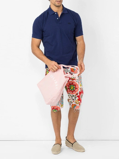 Shop Holiday Floral Shorts Red