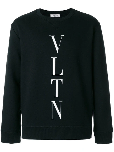 Shop Valentino Vltn Sweatshirt Light Grey