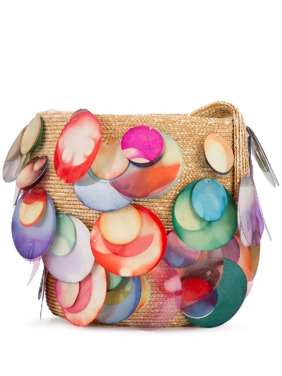 Shop Rosie Assoulin Paillette Jug Bag In Multicolor