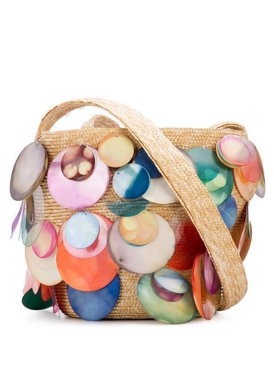 Shop Rosie Assoulin Paillette Jug Bag In Multicolor