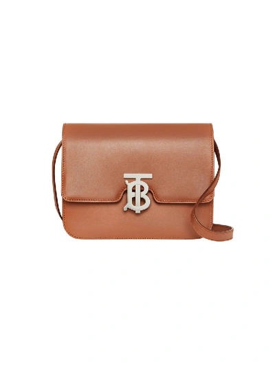 Shop Burberry Small Leather Tb Bag