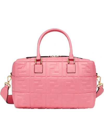 Shop Fendi Boston Small Handbag In Pink