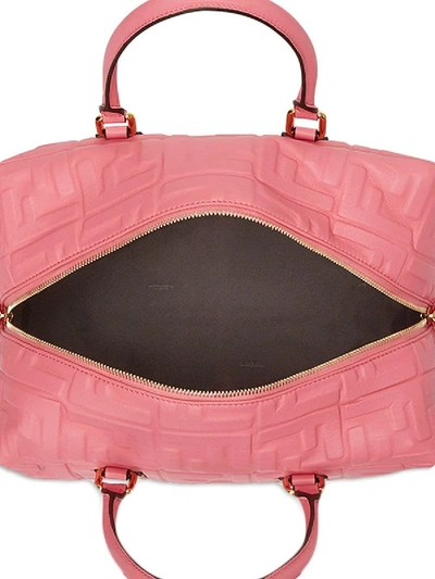 Shop Fendi Boston Small Handbag In Pink