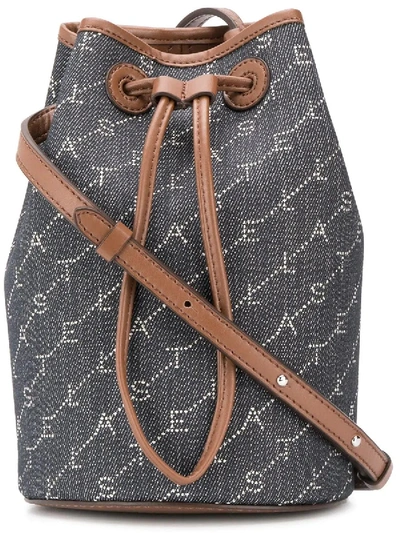 Shop Stella Mccartney Mini Monogram Bucket Bag