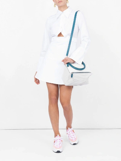 Shop Givenchy Small Pandora Bag In White