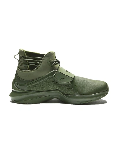 Shop Puma Fenty X  By Rihanna 'the Trainer' Hi-sneakers In Green