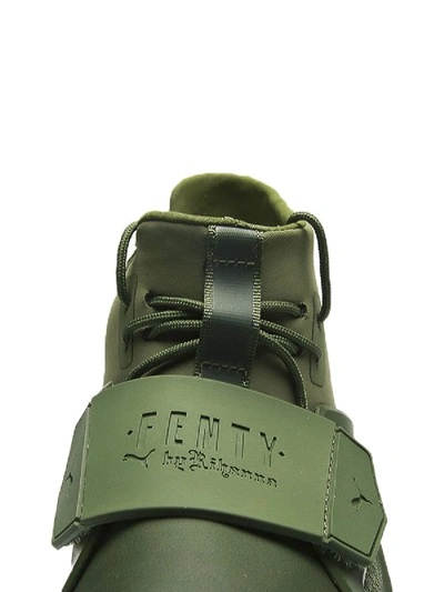 Shop Puma Fenty X  By Rihanna 'the Trainer' Hi-sneakers In Green