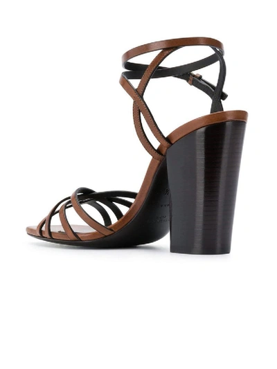 Shop Saint Laurent Oak Crisscross Sandals