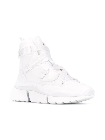 Shop Chloé Sonnie Hi-top Sneakers