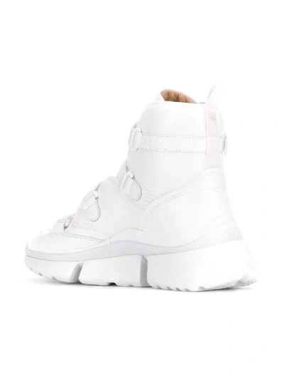 Shop Chloé Sonnie Hi-top Sneakers