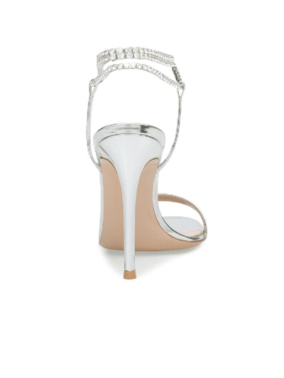 Shop Gianvito Rossi Serena Crystal Ankle Sandal