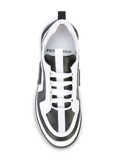 Shop Pierre Hardy Vibe Sneakers Black & White