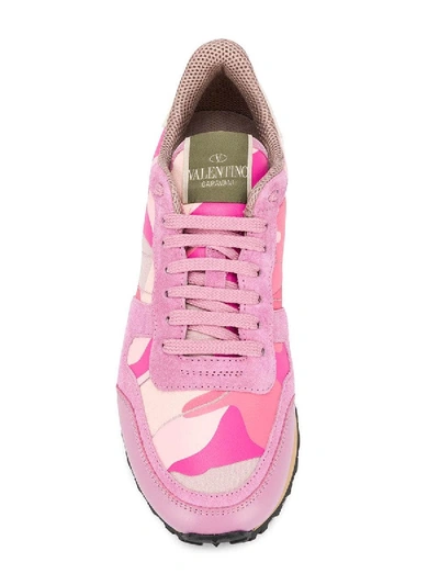 Shop Valentino Garavani Rockrunner Sneakers