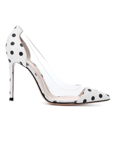 Shop Gianvito Rossi Polka Dot Pumps