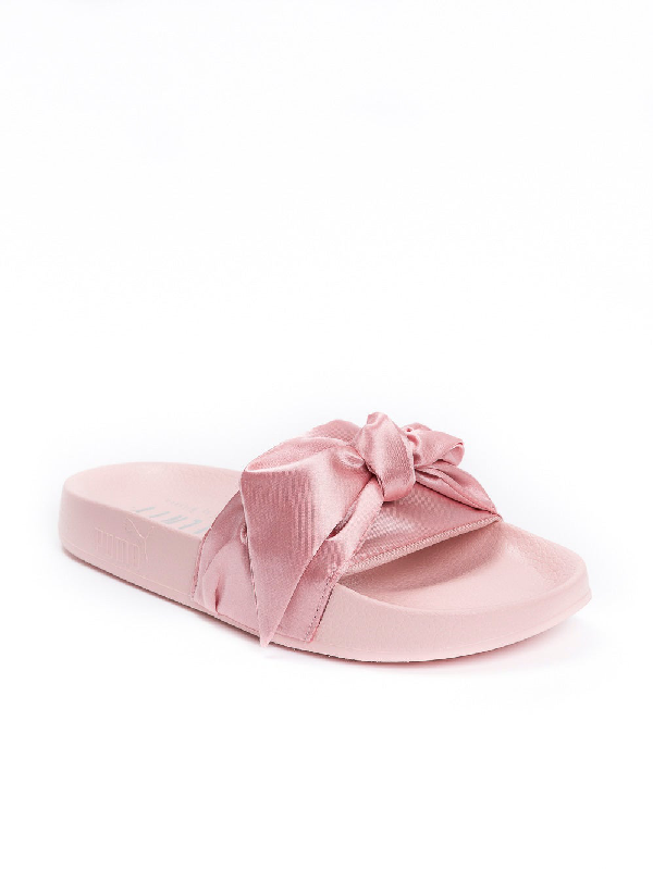 pink fenty slides