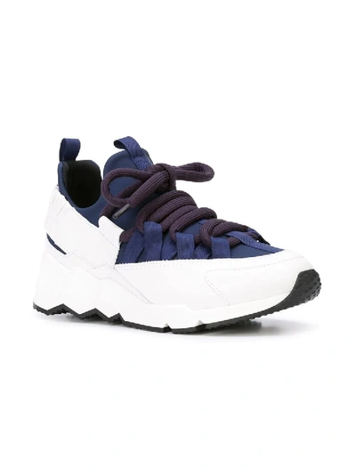 Shop Pierre Hardy Trek Comet Sneakers Blue