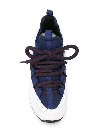 Shop Pierre Hardy Trek Comet Sneakers Blue