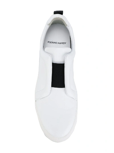 Pierre Hardy Laceless Leather Low-top Sneakers
