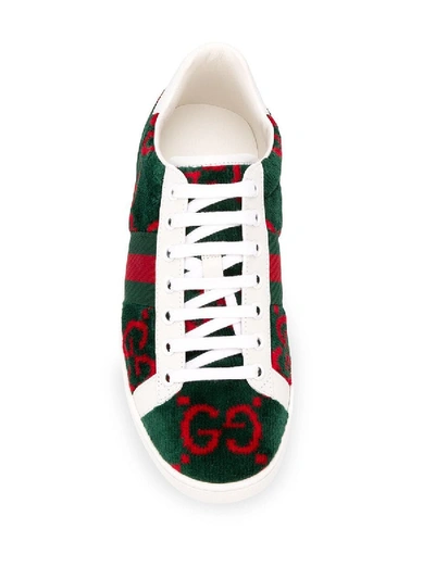 Shop Gucci New Ace Sneakers In Multicolor