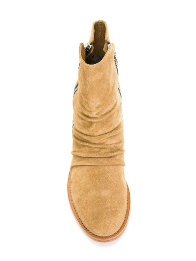Shop Amiri 'vesuvio' Suede Boots