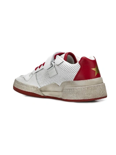 Shop Saint Laurent Travis Low Top Sneakers In White