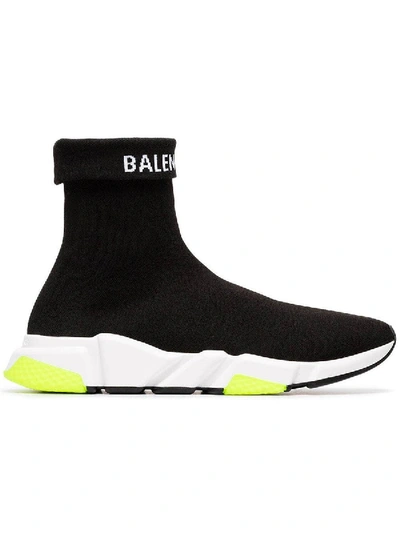 Shop Balenciaga Speed Sock Sneakers Black