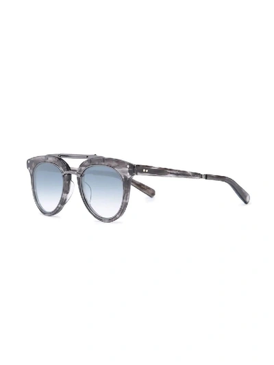 Shop Mr Leight Laurel Sl 50 Marbled Effect Sunglasses