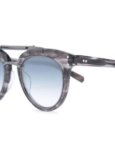 Shop Mr. Leight Laurel Sl 50 Marbled Effect Sunglasses