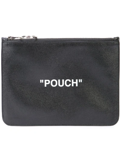 Shop Off-white Quote Flat Pouch