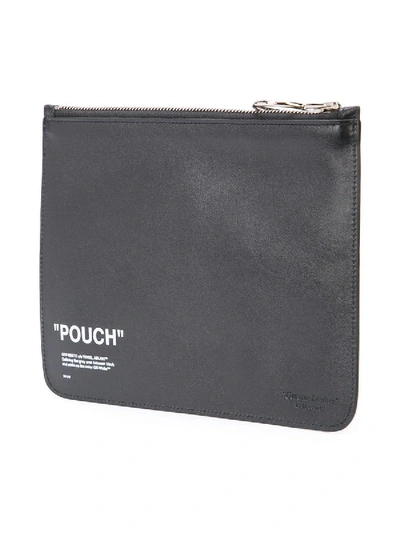 Shop Off-white Quote Flat Pouch