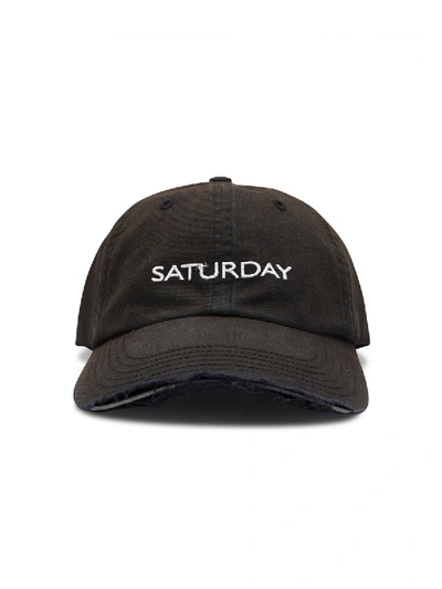 Shop Vetements Weekday Cap In Blue