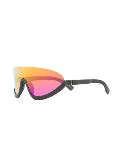 Shop Mykita X Bernhard Willhelm Blaze Sunglasses In Multicolor