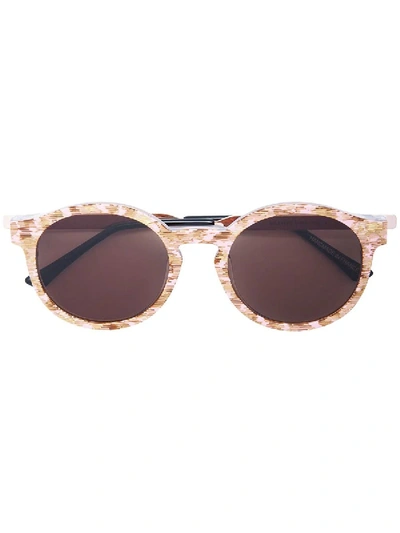 Shop Thierry Lasry Silenty Round Sunglasses In Pink