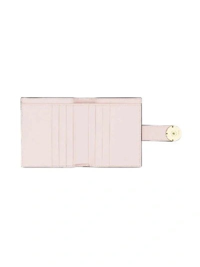 Shop Fendi Ff Logo Wallet Light Pink