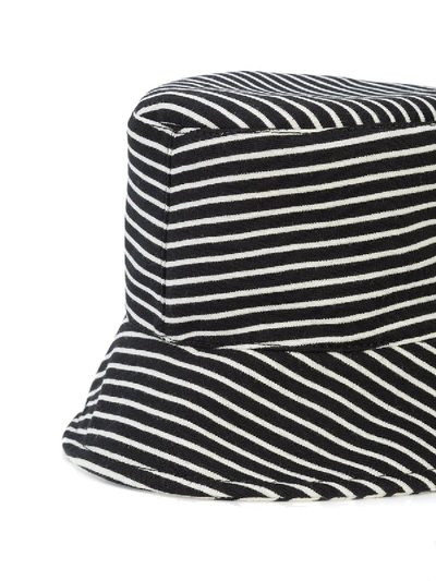 Shop Maison Michel Bella Hat In Black & White