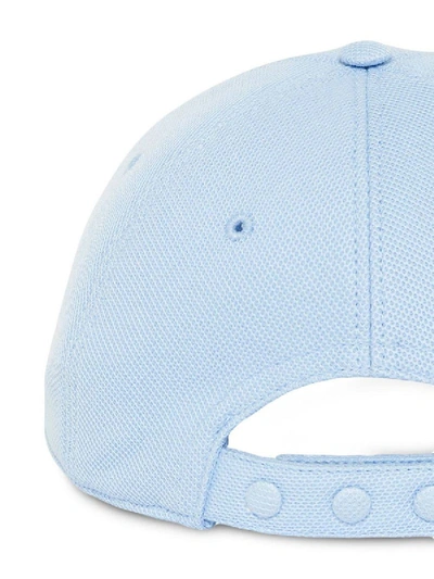 Shop Burberry Blue Monogram Baseball Cap