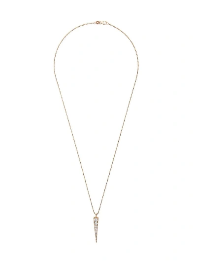 Shop Anita Ko Dagger Pendant Necklace In Gold