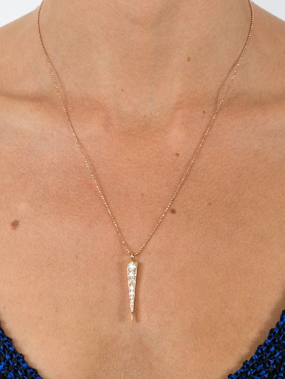 Shop Anita Ko Dagger Pendant Necklace In Gold