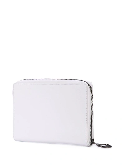 Shop Off-white White Leather Wallet Bag