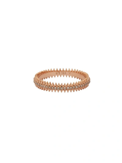 Shop Eva Fehren Zipper Band Ring 18kt Rose Gold