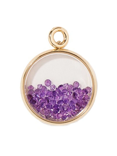 Shop Aurelie Bidermann Chivor Amethyst Medallion In Purple