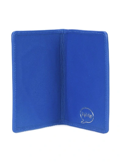Shop Yazbukey Love Galaxy Plexi Passport Holder In Blue