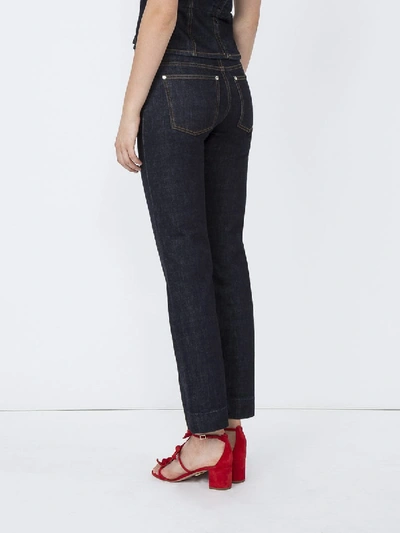 Shop Alexa Chung Button Kick-flare Jeans
